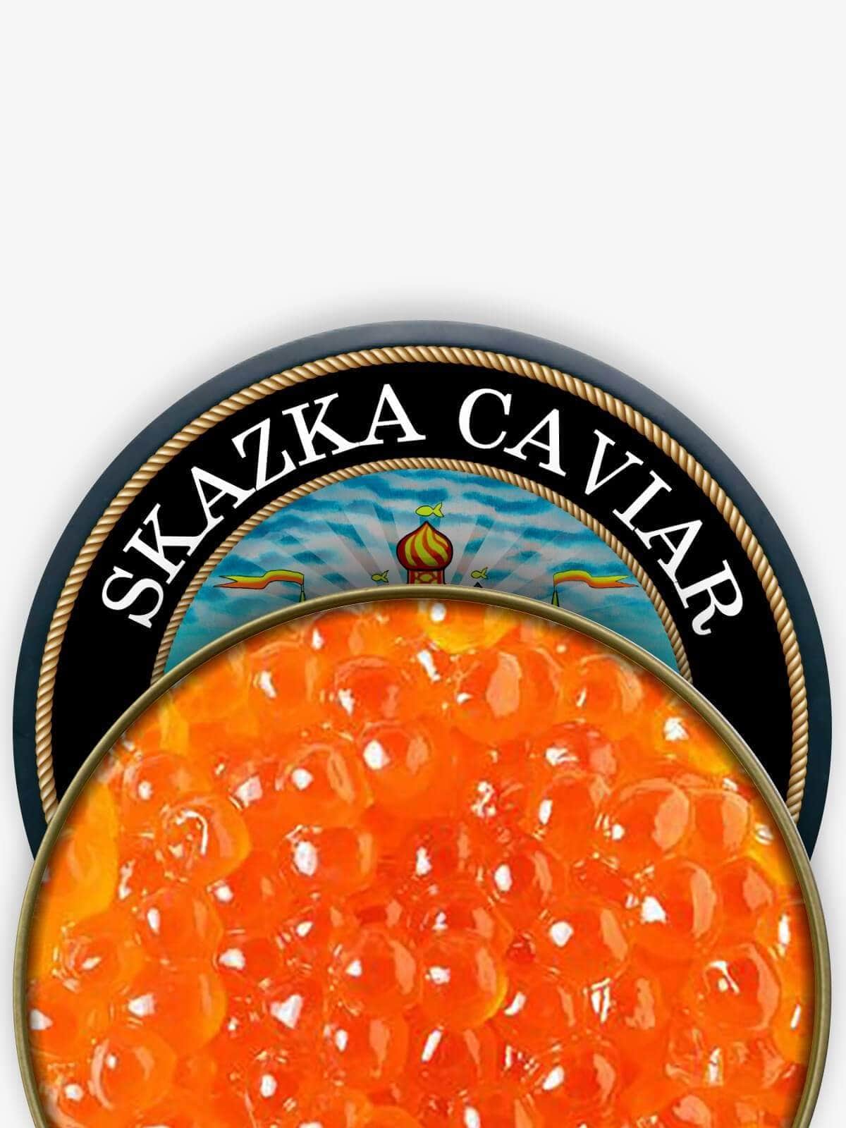 Caviar Skazka Alaskan “Royal King” Salmon Roe/Caviar