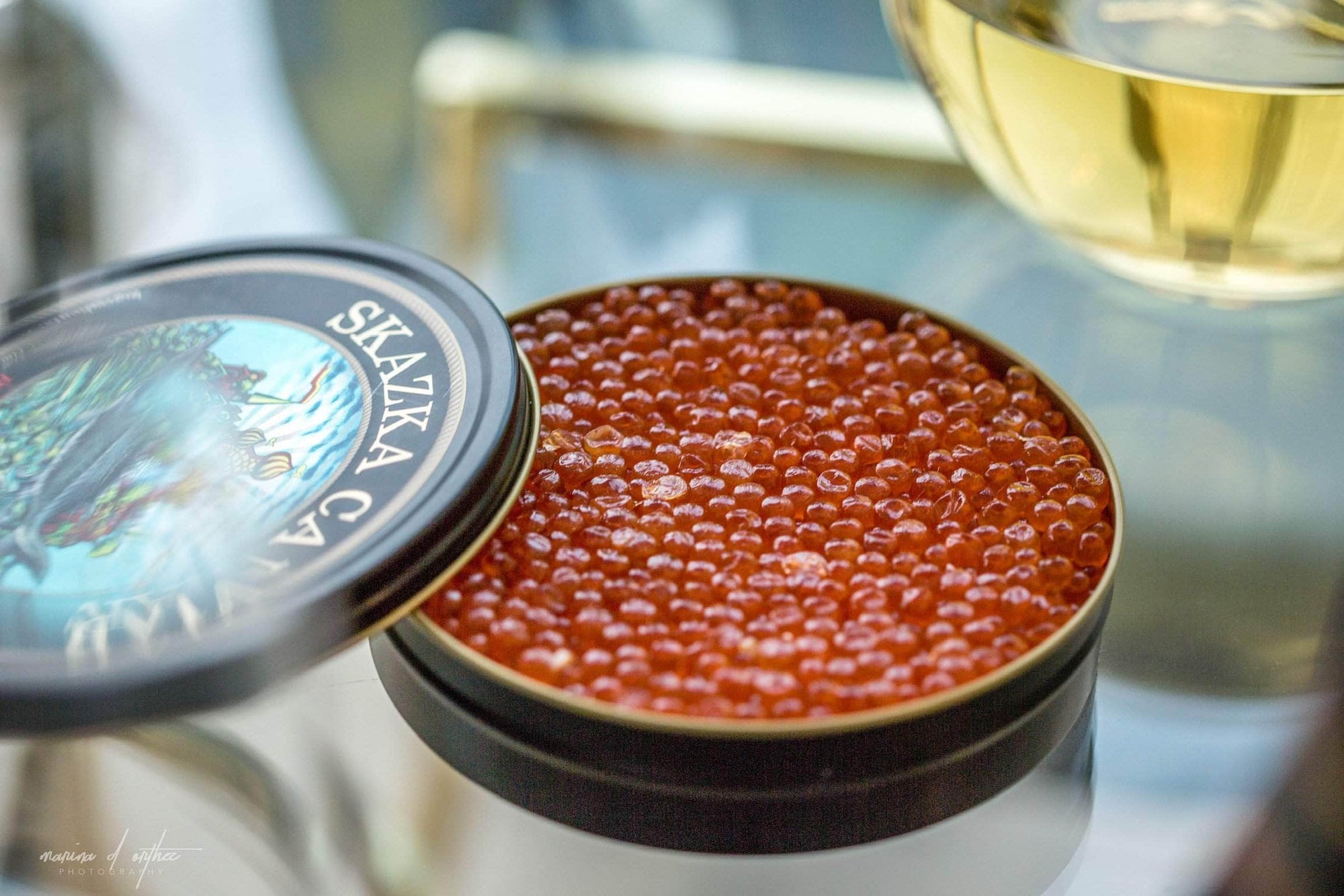 Caviar Skazka Alaskan “Royal King” Salmon Roe/Caviar