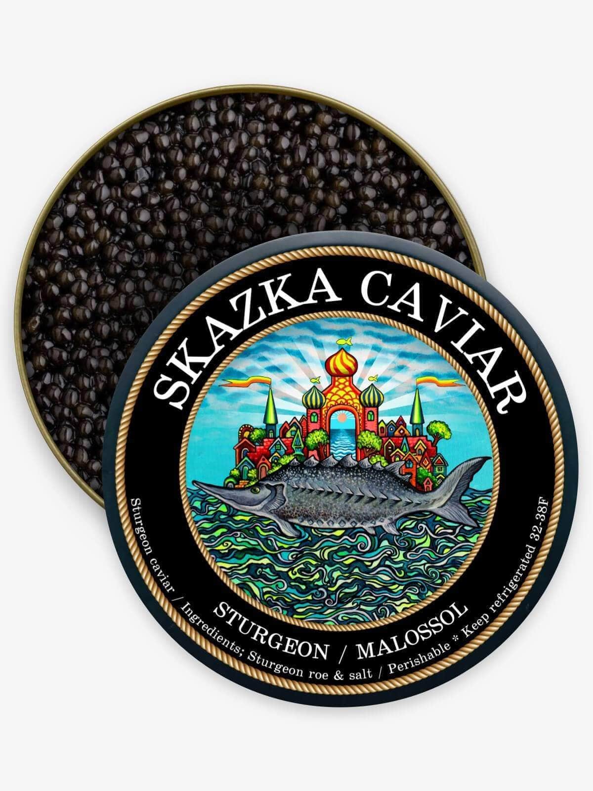 Caviar Skazka āKING GRADEā Beluga Sturgeon Caviar