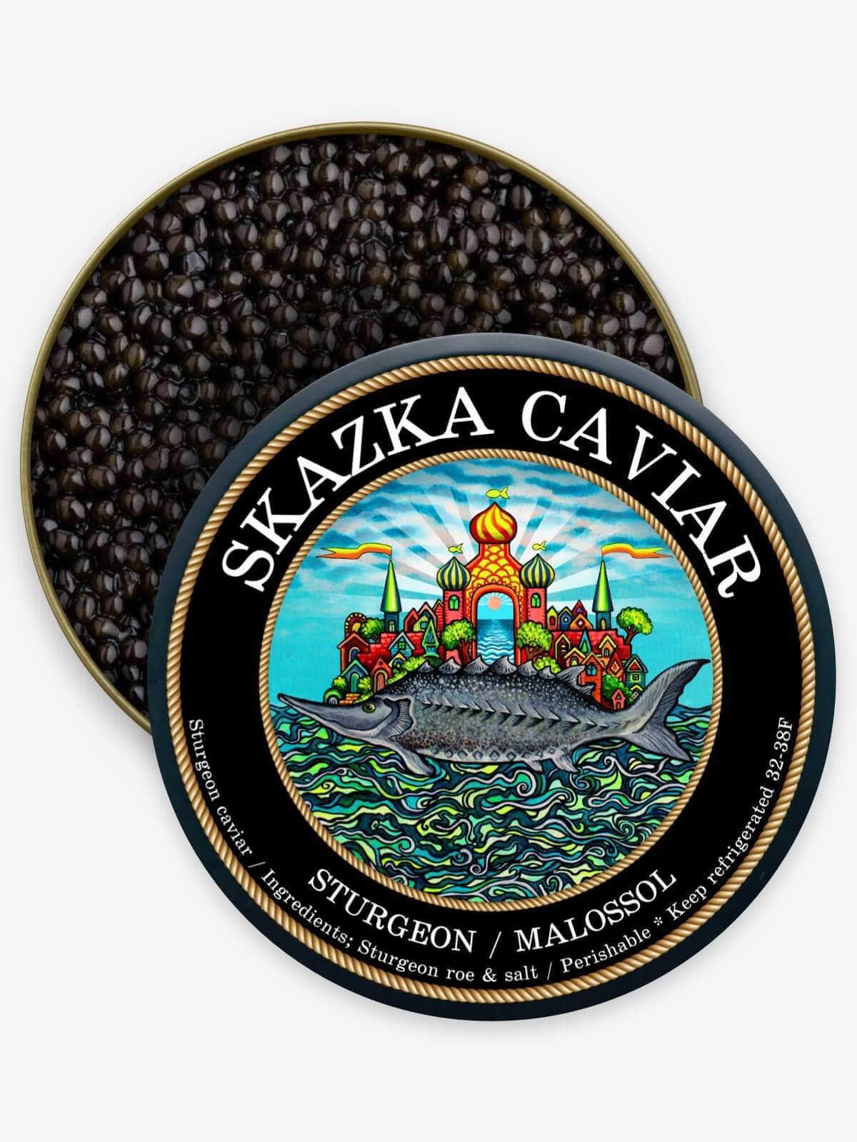 Caviar Skazka &quot;Russian Czar&quot; Beluga Sturgeon Caviar