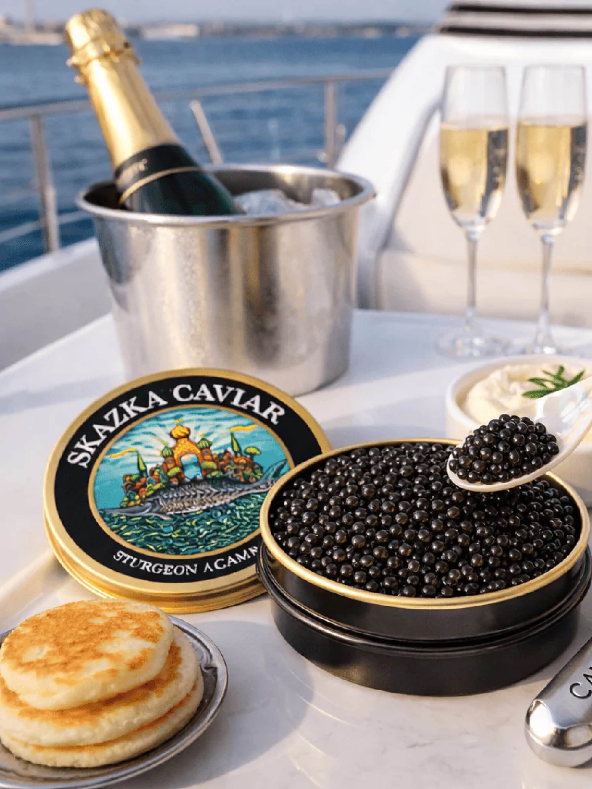 Caviar Skazka Seafood > Gourmet > Caviar Gift Set Caviar Sampler