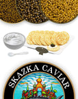 Caviar Skazka Seafood > Gourmet > Caviar Gift Set Caviar Sampler