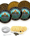 Caviar Skazka Seafood > Gourmet > Caviar Gift Set Caviar Sampler