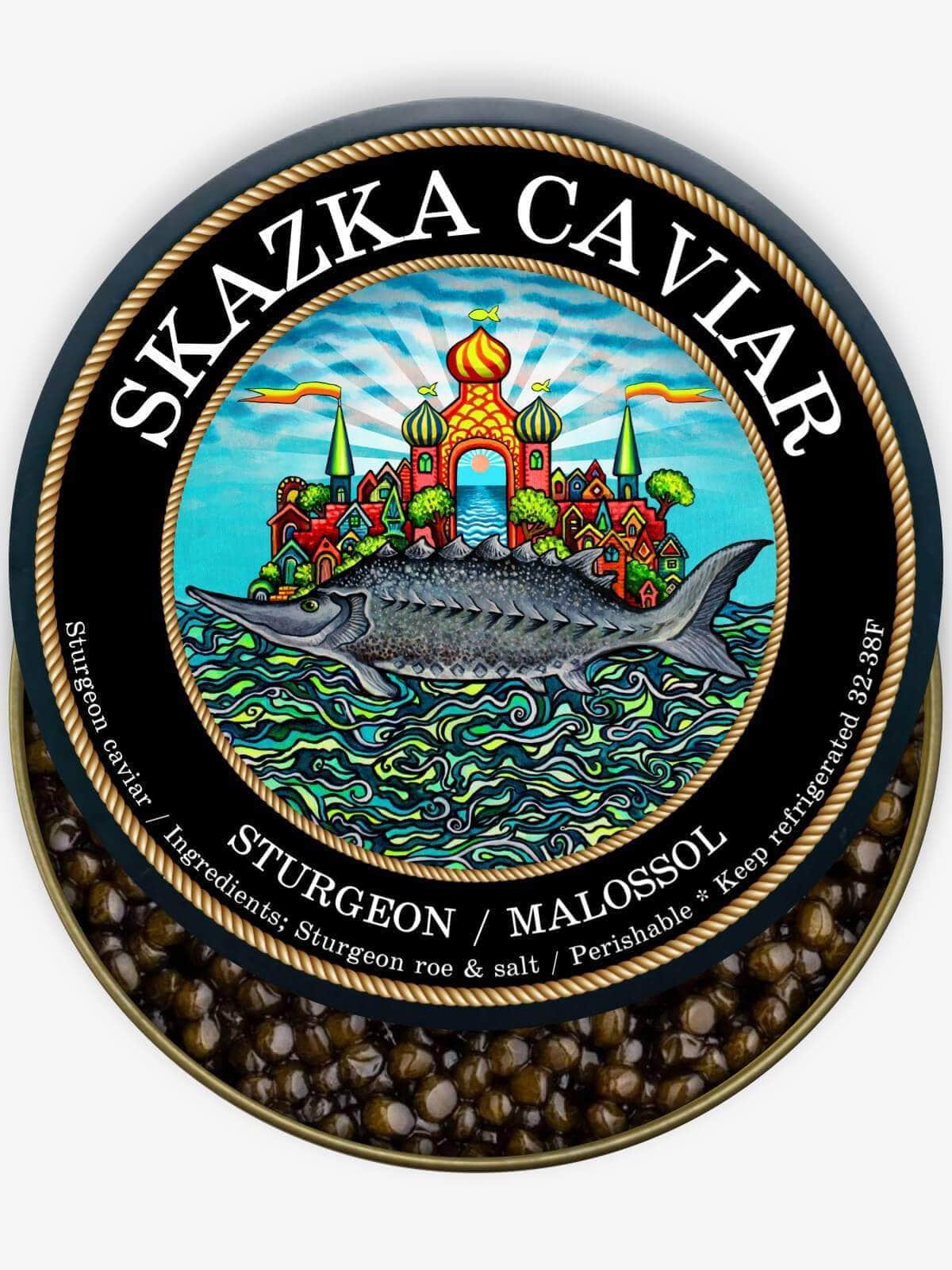 Caviar Skazka Seafood > Gourmet > Caviar “Oprah’s Favorite” Russian Osetra Caviar