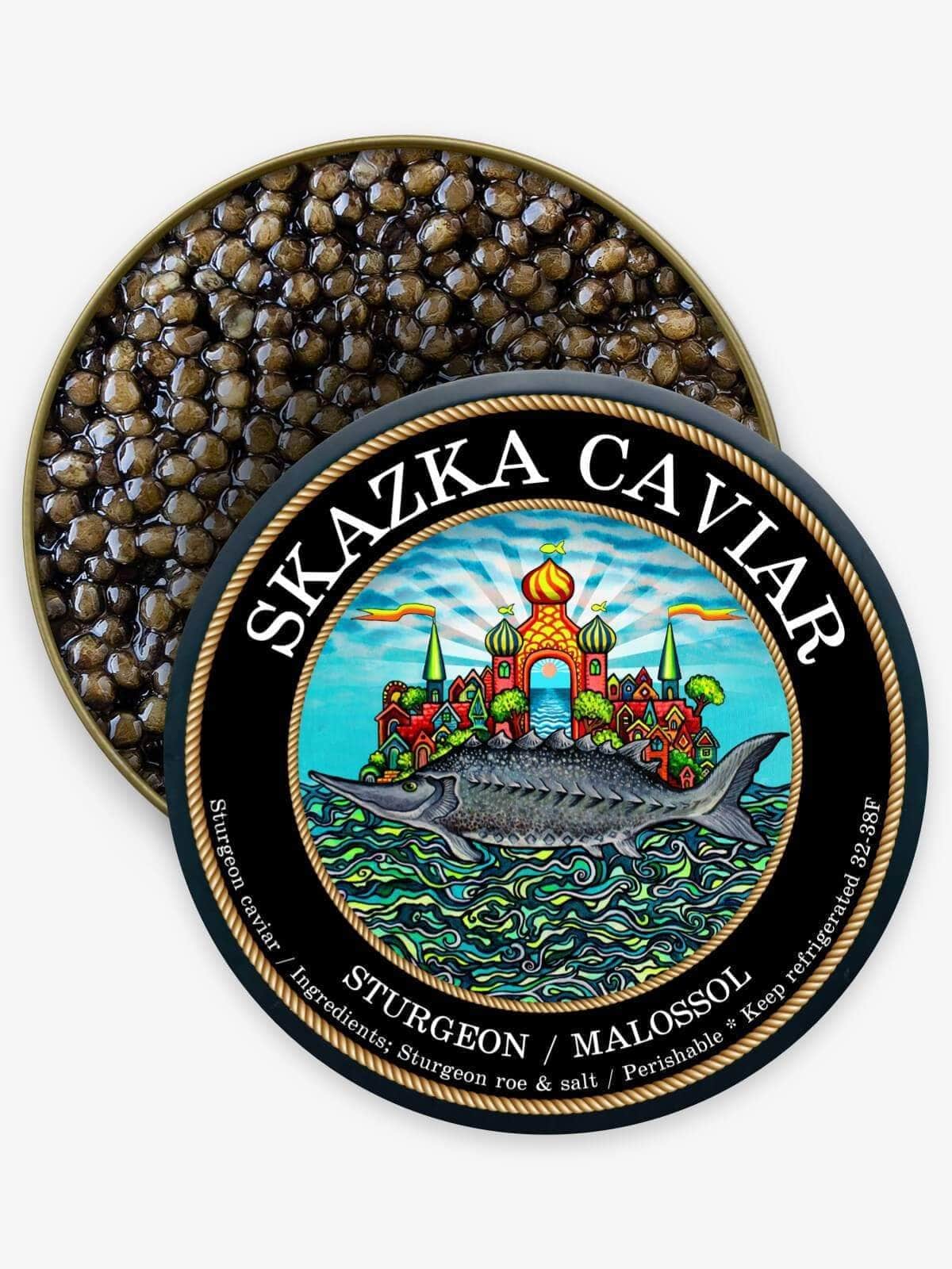 Caviar Skazka Seafood > Gourmet > Caviar “Traditional Russian” Siberian Sturgeon Caviar