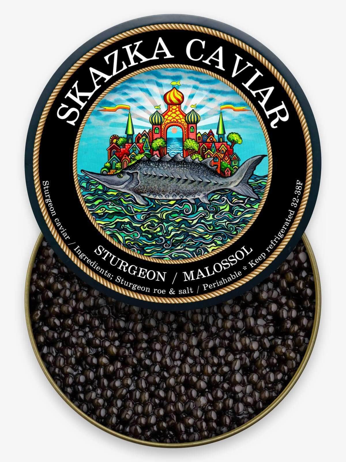 "Russian Czar" Beluga Sturgeon Caviar - Caviar Skazka