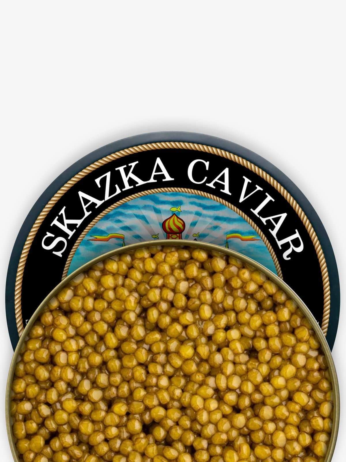“Tsar Reserve” Golden Osetra Caviar - Caviar Skazka